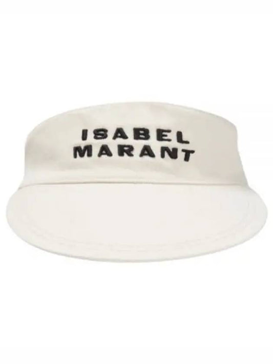 Tyry Logo Visor Cap Ivory - ISABEL MARANT - BALAAN 2