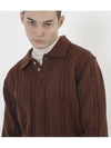 Modal Cable Collar Knit Brown - CHANCE'S NOI - BALAAN 6