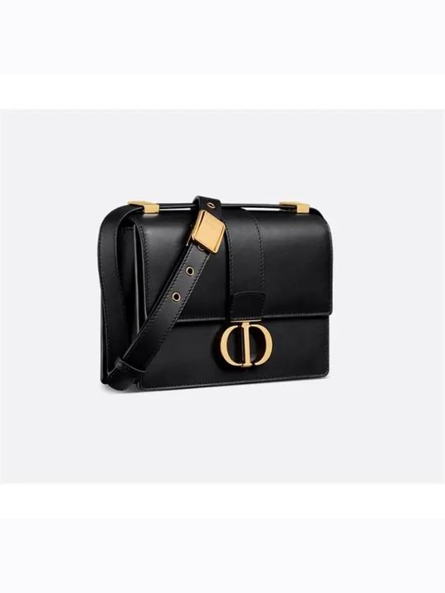 30 Montaigne Calfskin Small Cross Bag Black - DIOR - BALAAN 4