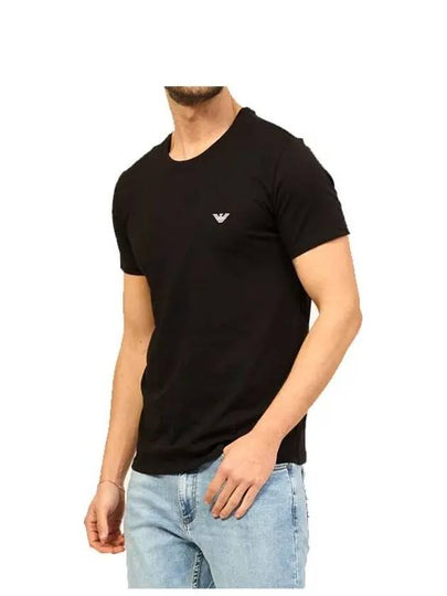 Armani Eagle Logo Short Sleeve T Shirt 211818 4R482 00020 Emporio - ARMANI JEANS - BALAAN 2