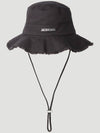 Le Bob Artichaut Bucket Hat Black - JACQUEMUS - BALAAN 3