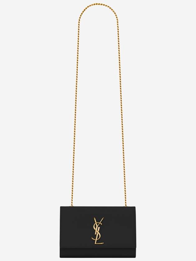 Kate Monogram Small Cross Bag Black - SAINT LAURENT - BALAAN 2