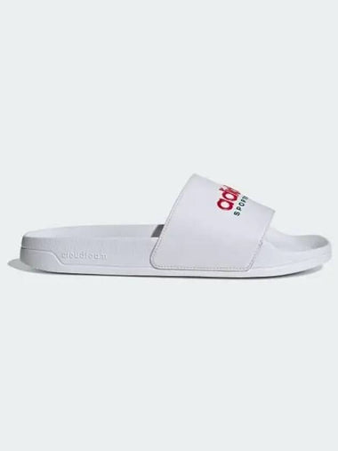 Adilette Shower Slides Cloud White Better Scarlet Collegiate Green Sandals Slippers IE8944 692690 - ADIDAS - BALAAN 1