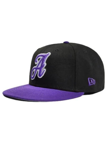 New Era Fitted Hat Black Purple Cap - AWAKE NY - BALAAN 1