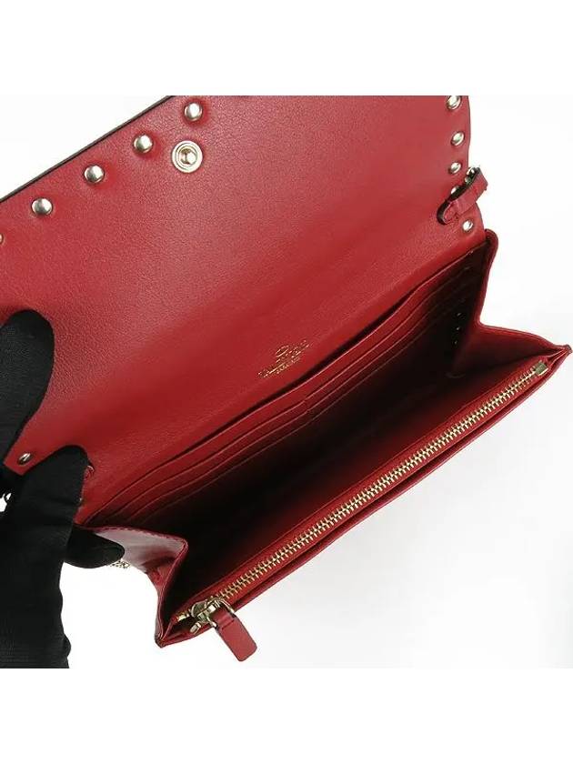 Red color crossbody bag - VALENTINO - BALAAN 4