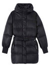 Belted puffa long padding black 2OU046 - KENZO - BALAAN 1