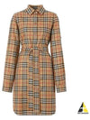 Vintage Check Belted Short Dress Beige - BURBERRY - BALAAN 2