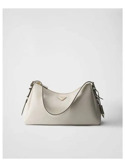 Triangle Logo Aimee Large Shoulder Bag White - PRADA - BALAAN 2