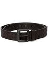 Intrecciato Leather Belt Espresso - BOTTEGA VENETA - BALAAN 5