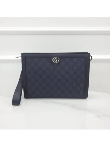 GG Ophidia Strap Leather Pouch - GUCCI - BALAAN 1