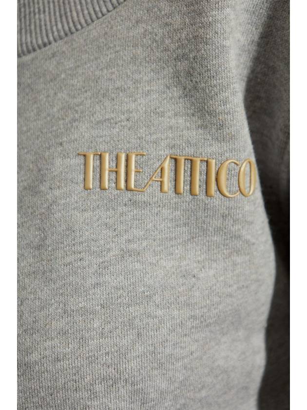 The Attico Sweatshirt With Logo, Women's, Grey - THE ATTICO - BALAAN 5