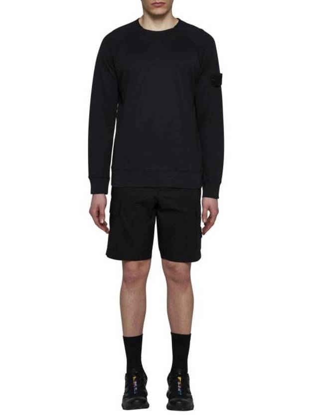 Compass Badge Sweatshirt Black - STONE ISLAND - BALAAN 3