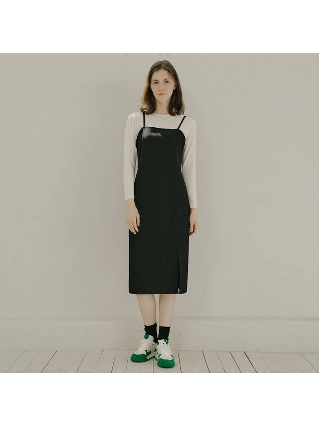 Black Span Layered Dress BLACK - AVANT-G - BALAAN 3