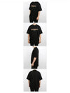 Logo Print Short Sleeve T-Shirt Black - VETEMENTS - BALAAN 3