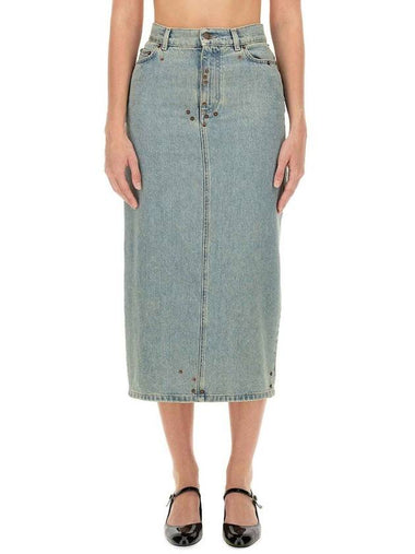 Moschino Denim Skirt - MOSCHINO - BALAAN 1