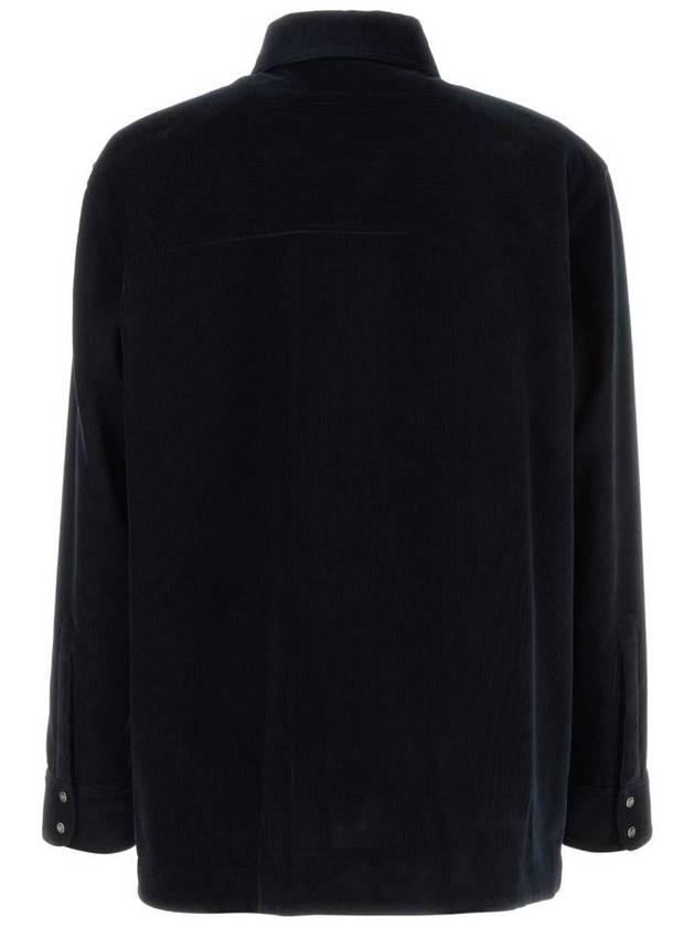 Corduroy Blouson Jacket Navy Blue - FENDI - BALAAN 3