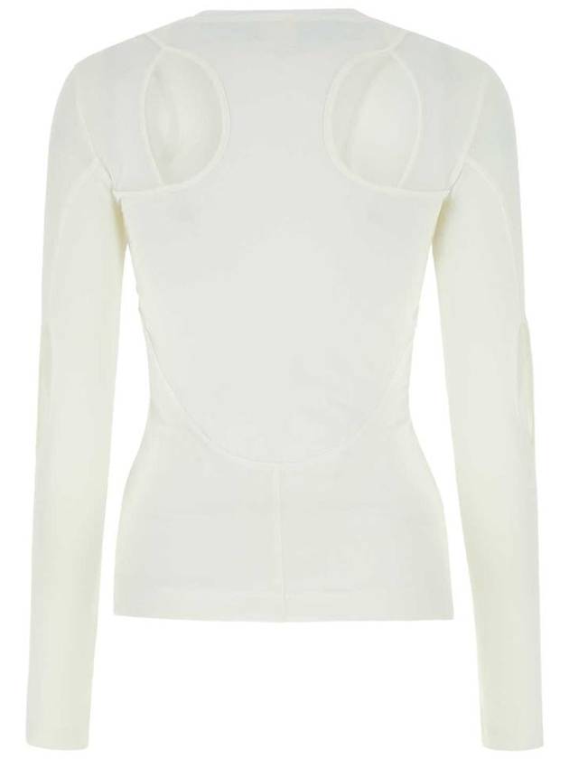 Women's Long Sleeve T-Shirt White - GIVENCHY - BALAAN 3