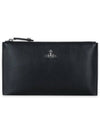 Re-Vegan Grain Clutch Bag Black - VIVIENNE WESTWOOD - BALAAN 2