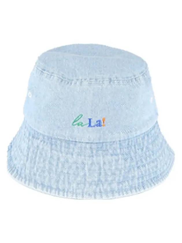 Lala Denim Bucket Hat Light Blue - LALA SMILE - BALAAN 3