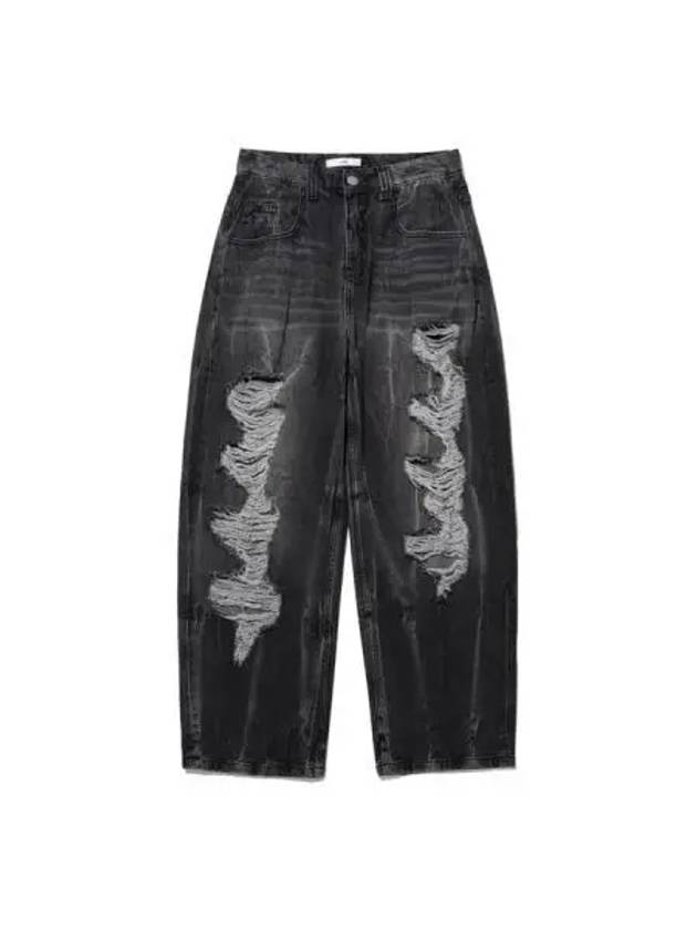 Milo Archive Reflect Curved Damage Pants Black - MILLO ARCHIVE - BALAAN 1