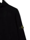 Kids Wappen Turtleneck Knit Black 7516517A4 V0029 - STONE ISLAND - BALAAN 4