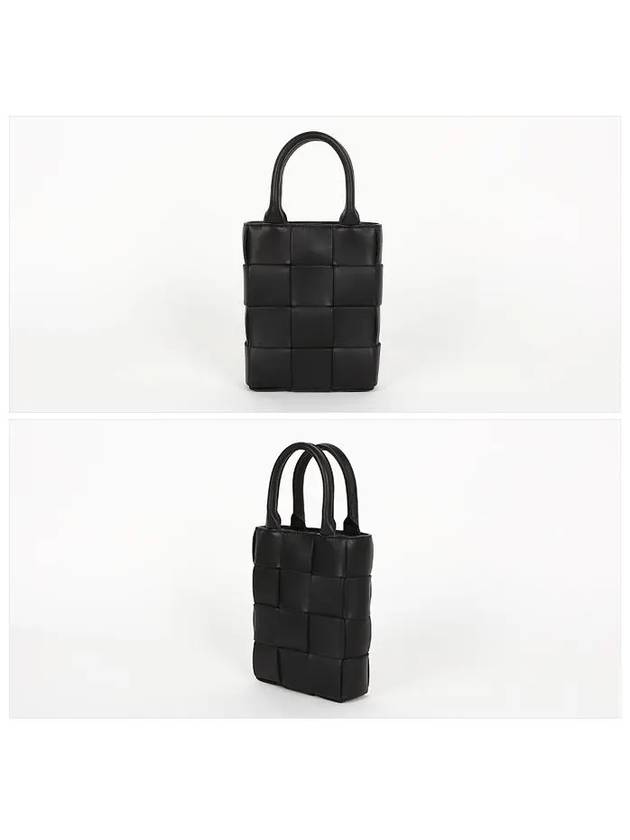 Cassette Mini Tote Black - BOTTEGA VENETA - BALAAN 3