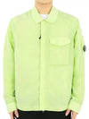 Chrome-R Pocket Over Long Sleeve Shirt Green - CP COMPANY - BALAAN 3