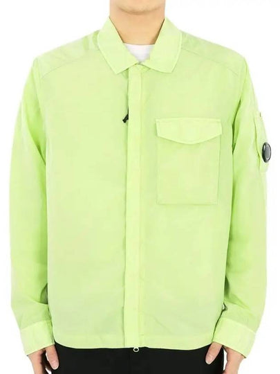 Chrome-R Pocket Over Long Sleeve Shirt Green - CP COMPANY - BALAAN 2