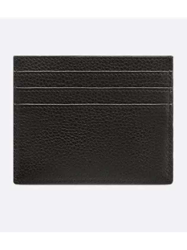 Oblique Saddle Card Wallet Black Beige - DIOR - BALAAN 3