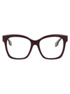 Eyewear Sylvie Square Eyeglasses Red - BURBERRY - BALAAN 1