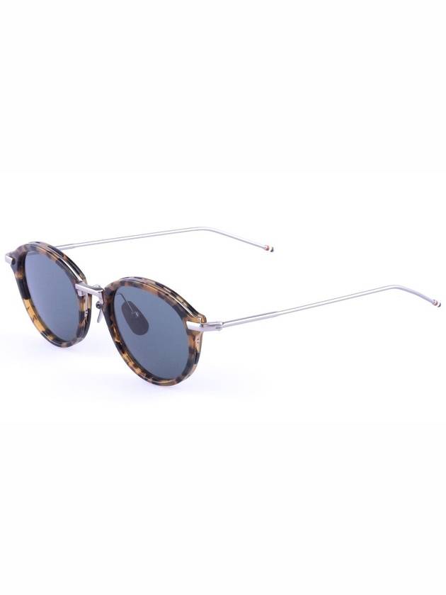 Eyewear Tortoiseshell Round Frame Sunglasses UES011AG0003 - THOM BROWNE - BALAAN 3