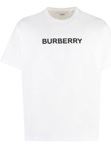 Burberry Cotton Crew-Neck T-Shirt - BURBERRY - BALAAN 1