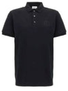 Embroidery Logo Short Sleeve Polo Shirt Black - BALLY - BALAAN 2