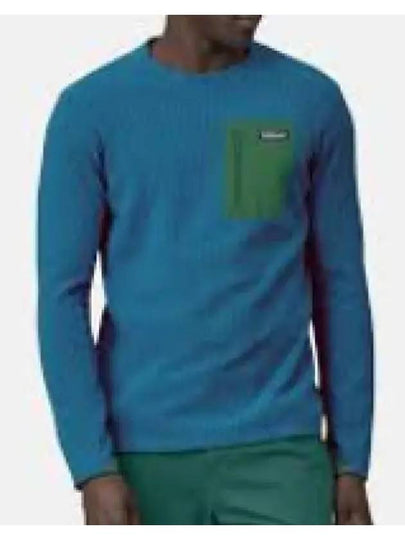 R1 Air Crewneck Pullover Knit Top Vessel Blue - PATAGONIA - BALAAN 2