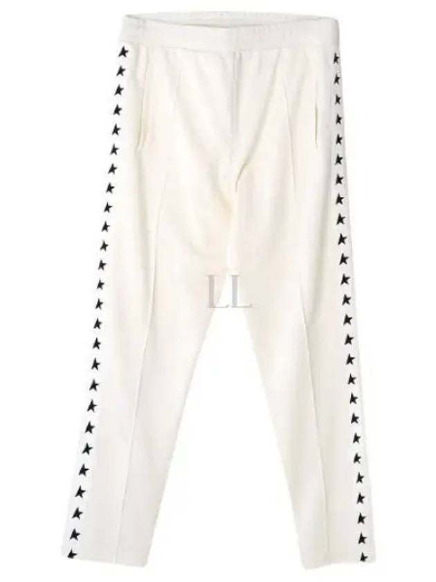 Men's Road Tapered Track Pants White - GOLDEN GOOSE - BALAAN 2