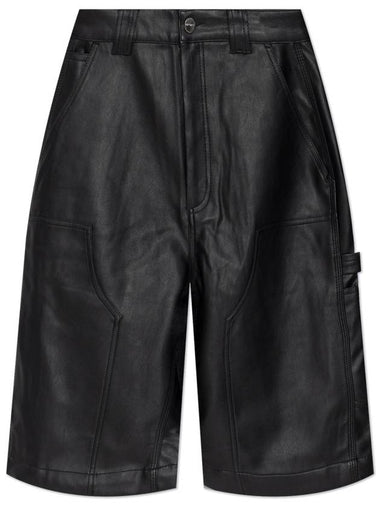 Carhartt WIP Eco Leather Shorts, Women's, Black - CARHARTT WIP - BALAAN 1