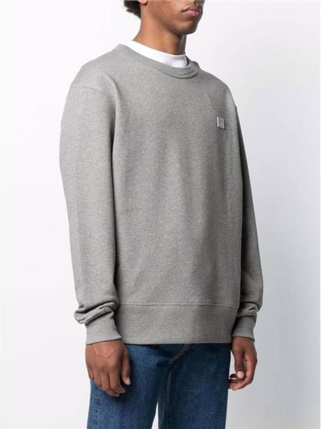 Face Patch Sweatshirt Grey - ACNE STUDIOS - BALAAN 5