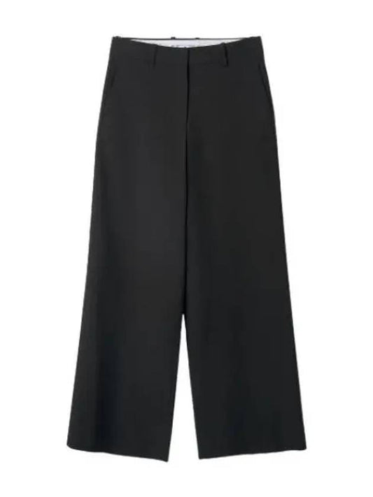 High waist wide leg pants black slacks suit - OFF WHITE - BALAAN 1