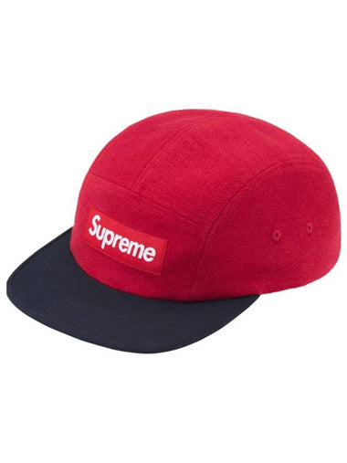 two tone camp cap red FW23H145 - SUPREME - BALAAN 1