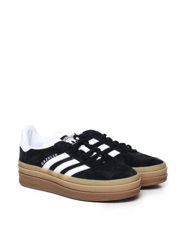 Gazelle Bold Low Top Sneakers Core Black Cloud White - ADIDAS - BALAAN 4