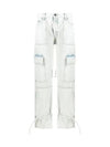 Graffiti Wide Jeans Light Blue - OFF WHITE - BALAAN 2