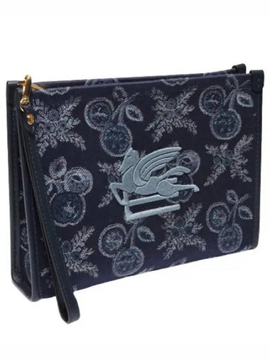 Apple Jacquard Pouch Medium Women s Clutch Bag - ETRO - BALAAN 1