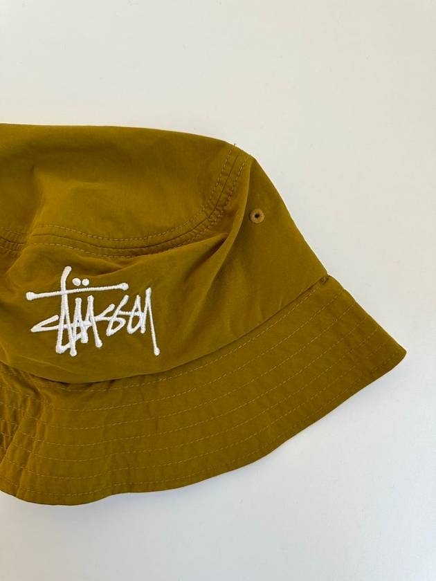 PEACHED NYLON Basic Bucket Hat 1321102 Bronze L XL - STUSSY - BALAAN 2