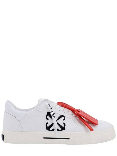 vulcanized contrast tag canvas sneakers OMIA293S24FAB0010210 - OFF WHITE - BALAAN 2