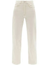 Women's Iron Cotton Straight Pants Ivory - A.P.C. - BALAAN 2