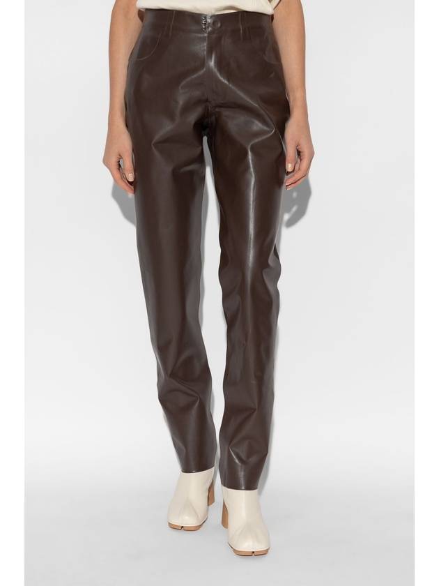 Marni Trousers Made Of Combined Materials, Women's, Brown - MARNI - BALAAN 3