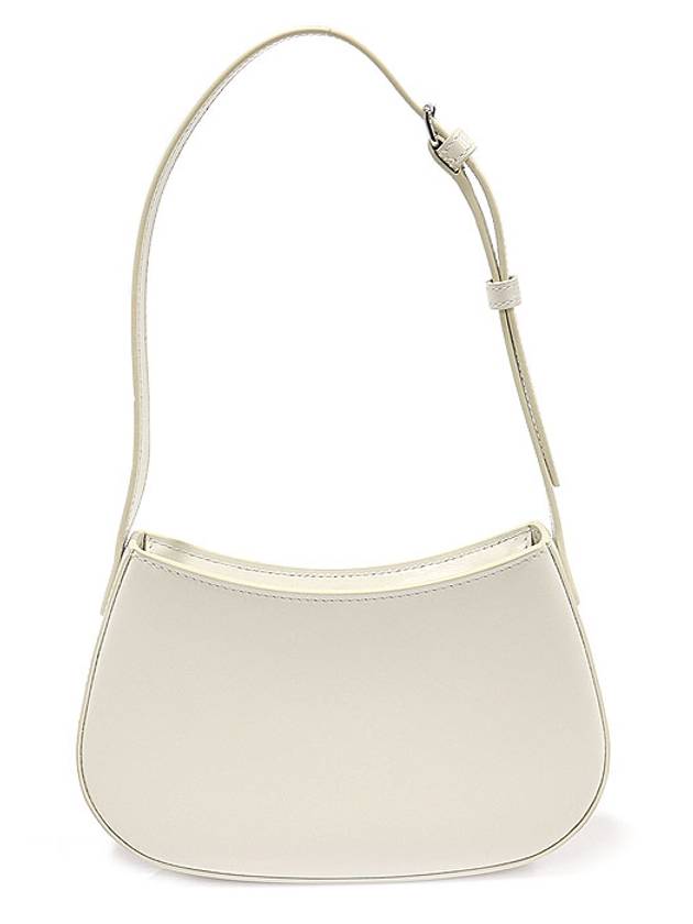 115703BF4 01SI White Shiny Calfskin Silver Triope Medium Tilly Shoulder Bag - CELINE - BALAAN 4