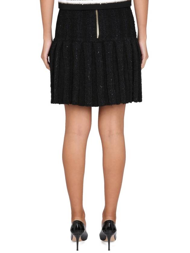 Short Skirt AF1LB659 KD760PA BLACK - BALMAIN - BALAAN 5