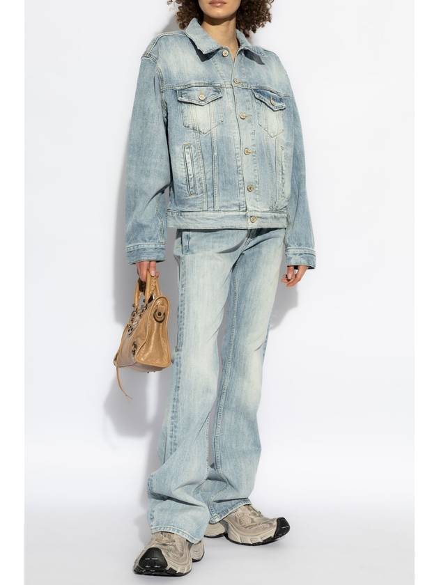 Low Waist Straight Jeans Blue - BALENCIAGA - BALAAN 3