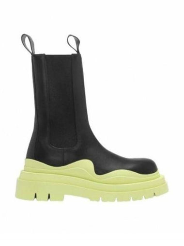 Tire Chelsea Boots Black Yellow - BOTTEGA VENETA - BALAAN 1